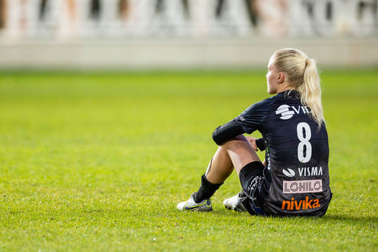 Växjö DFFs Olivia Mattsson deppar
