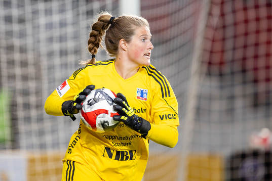 Vittsjös målvakt Elaine Margret Burdett