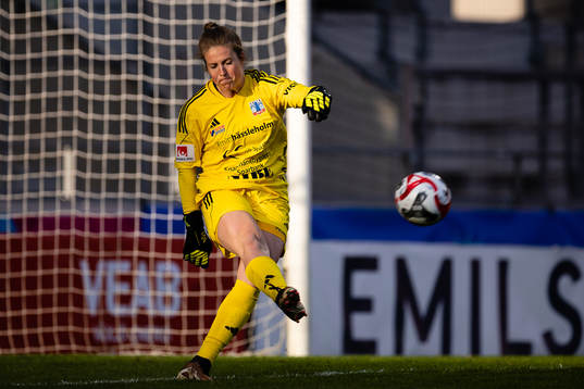 Vittsjös målvakt Elaine Margret Burdett