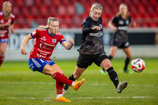 Vittsjös Linda Sällström och Växjö DFFs Alexandra