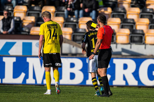 AIKs Axel Björnström varnas