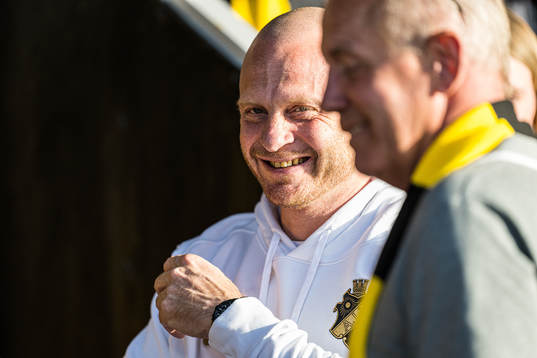 AIKs tränare Andreas Brännström och Mjällbys sportchef