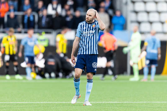 Djurgårdens Marcus Danielson deppar