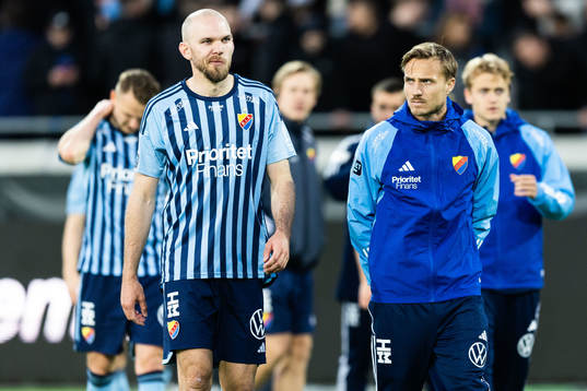 Djurgårdens Marcus Danielson och Pierre Neurath Bengtsson