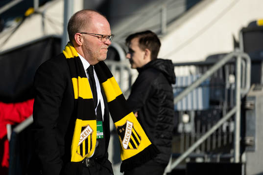 Häckens ordförande Anders Billström innan