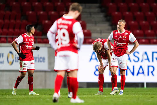 Kalmars Romario Pereira Sipiao och och Rasmus Sjöstedt