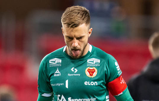 Kalmars målvakt Ricardo Friedrich deppar