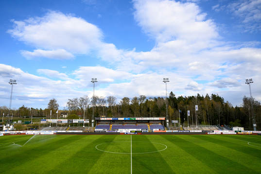 Finnvedsvallen innan fotbollsmatchen i Allsvenskan mellan