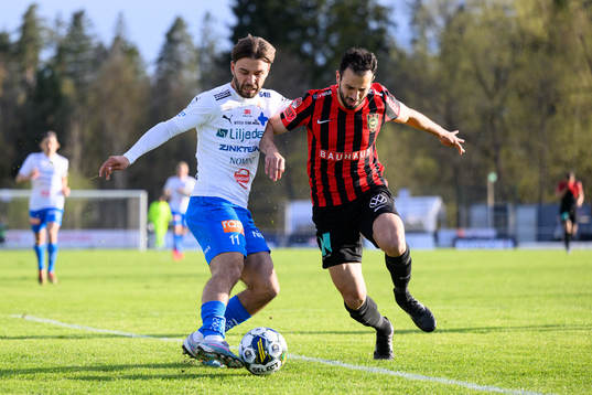 Värnamos Edvin Becirovic och Brommapojkarnas André Calisir