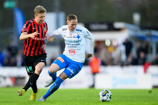 Brommapojkarnas Ludvig Fritzson och Värnamos Gustav Engvall