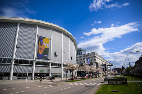 Exterior view of Scandinavium Arena