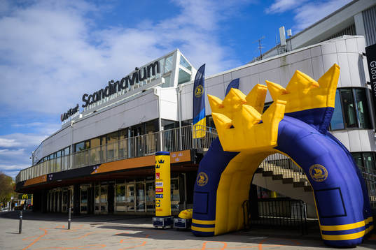 Exterior view of Scandinavium Arena