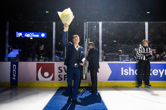 Magnus Johansson is inducted to the Swedish Ice Hockey Hall
