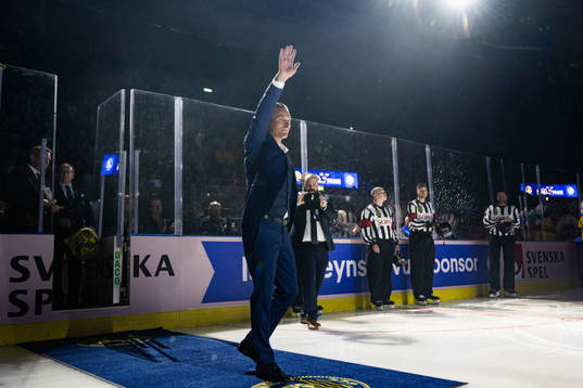 Magnus Johansson is inducted to the Swedish Ice Hockey Hall