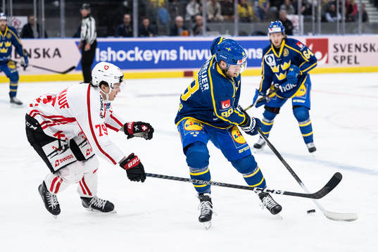 Calvin Thurkauf of Switzerland and Alexander Nylander of