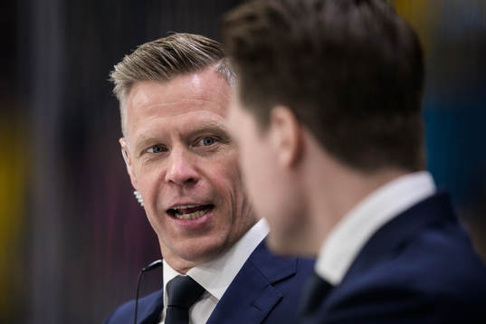 Assistant coach Nicklas Rahm of Sweden