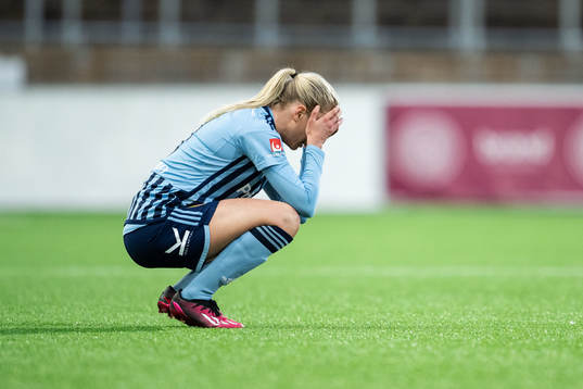 Djurgårdens Nellie Lilja deppar