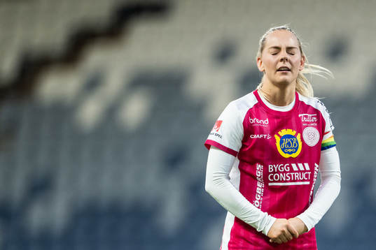 IK Uppsalas Agnes Nyberg deppar