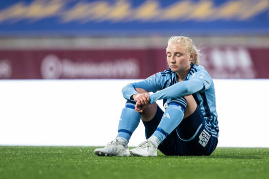 Djurgårdens Stinalisa Johansson deppar