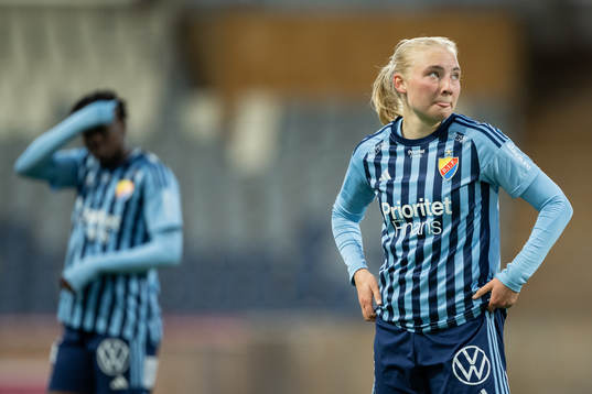 Djurgårdens Stinalisa Johansson deppar