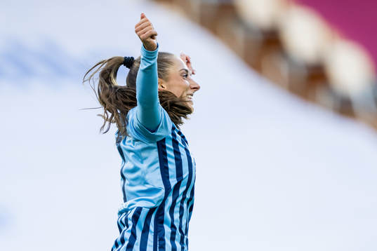 Djurgårdens Tilde Lindwall jublar