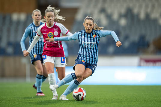 IK Uppsalas Ellinor Johansson och Djurgårdens Tilde