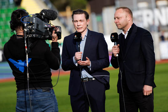 Niklas Jarelind och Anders Andersson kommentatorer på