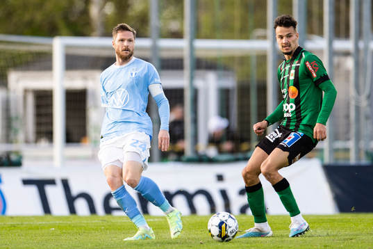 Malmö FFs Lasse Nielsen och Varbergs Assad Al Hamlawi