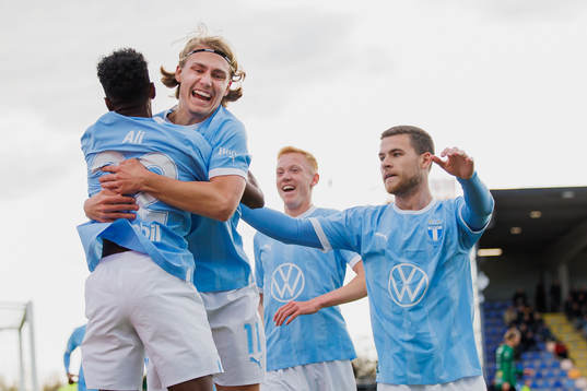 Malmö FFs Sebastian Nanasi jublar
