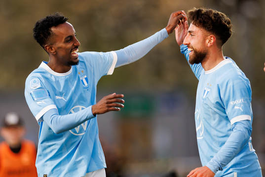 Malmö FFs Taha Ali jublar