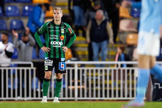 Varbergs Oliver Silverholt deppar