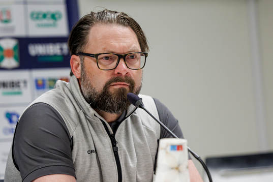 Varbergs huvudtränare Joakim Persson