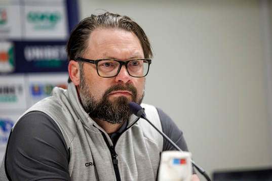 Varbergs huvudtränare Joakim Persson