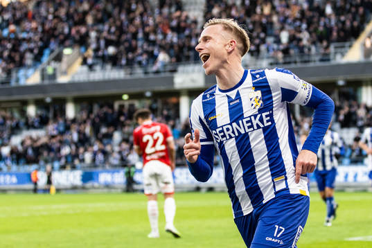 IFK Göteborgs Oscar Wendt jublar