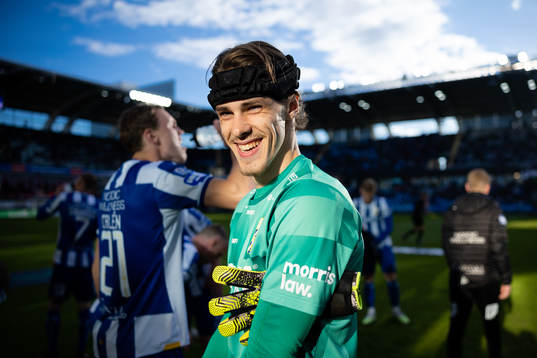 IFK Göteborgs målvakt Adam Benediktsson innan