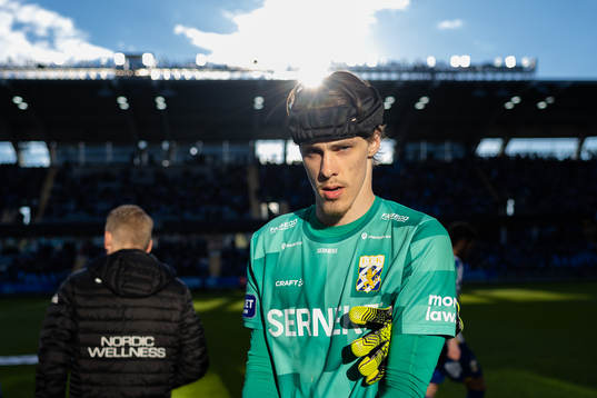 IFK Göteborgs målvakt Adam Benediktsson innan