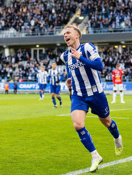 IFK Göteborgs Oscar Wendt jublar