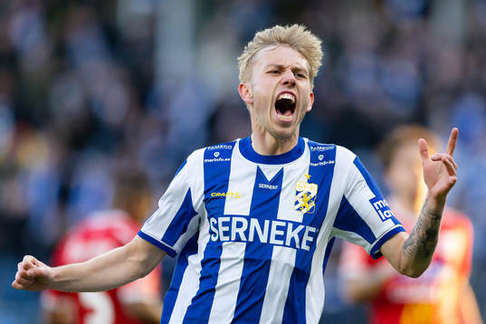 IFK Göteborgs Elias Hagen jublar