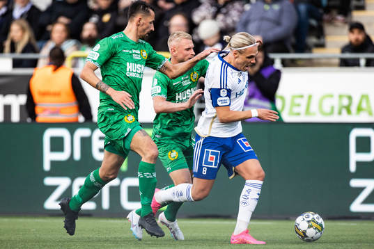 IFK Norrköpings Arnor Sigurdsson och Hammarbys Loret