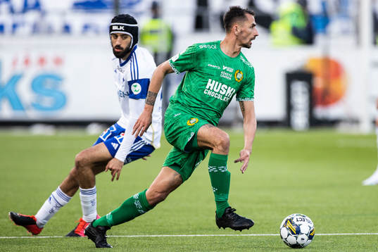 IFK Norrköpings Kristoffer Khazeni och Hammarbys Loret