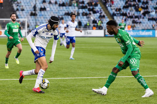 IFK Norrköpings Kristoffer Khazeni och Hammarbys Shaquille