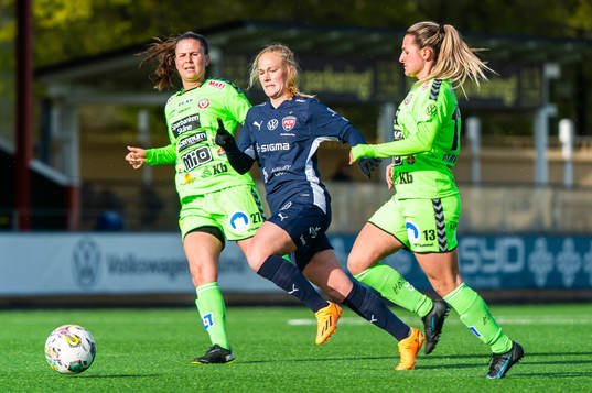 Kristianstads Josefin Harrysson och Emma Petrovic