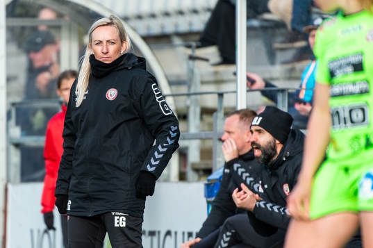 Kristianstads tränare Elisabet Gunnarsdottir