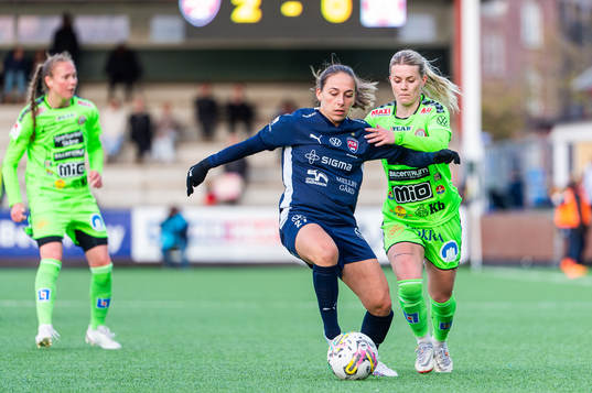 FC Rosengårds Gina Chmielinski och Kristianstads Tilda