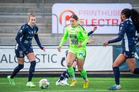 Kristianstads Tabitha Michelle Tindell mot FC Rosengårds
