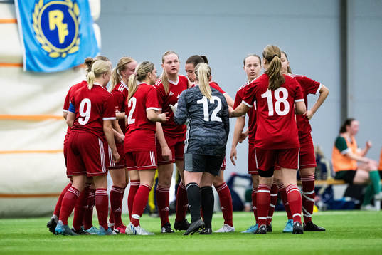 Under matchläger med F17-landslaget