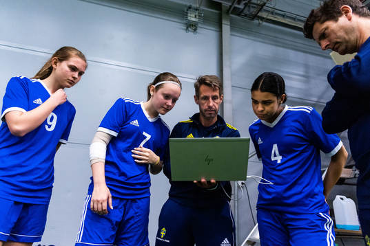 Tilde Bergkvist, Malin Åström och Sophie Gabretensaye