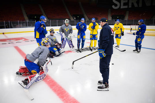 Goaltender Lars Johansson, Dennis Everberg, goaltender