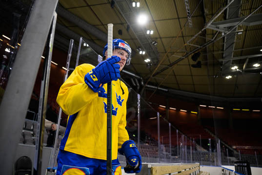 Joel Persson of Sweden at a practice session