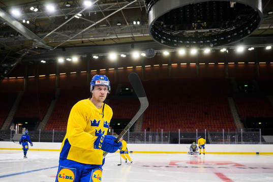 Joel Persson of Sweden at a practice session